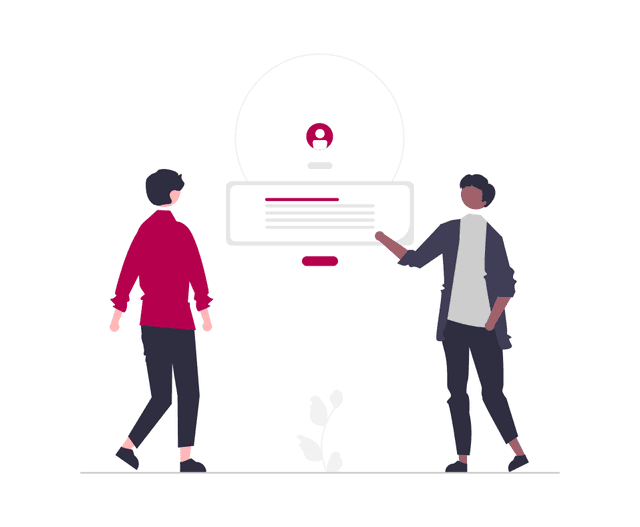 Referral and professional collaboration illustration