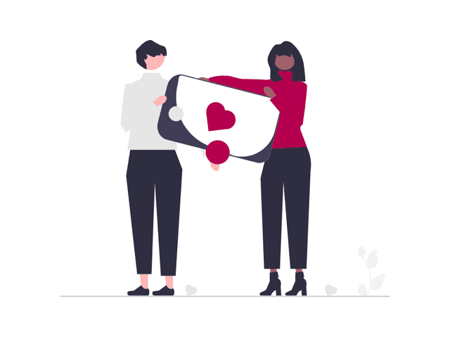 Outcome and completed support illustration